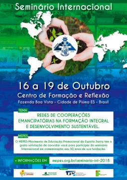 Cartaz Seminário Internacional MEPES